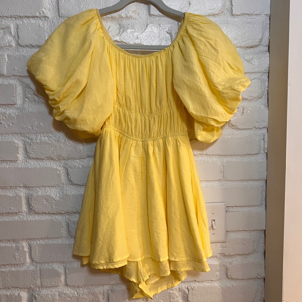 Altar'd State Sunny Yellow Dress